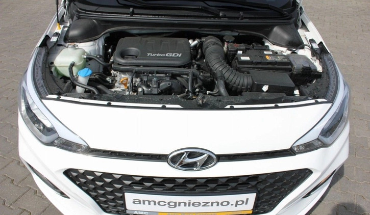 Hyundai i20 cena 44900 przebieg: 18100, rok produkcji 2019 z Gniezno małe 191